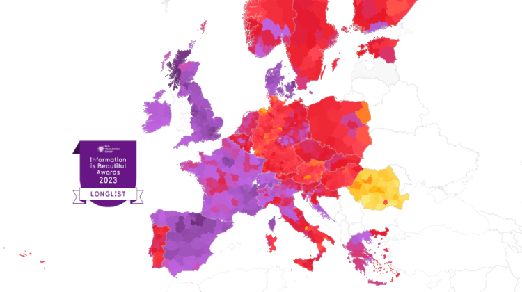 Covid Waves project header image - map showing the spread of the novel corona virus